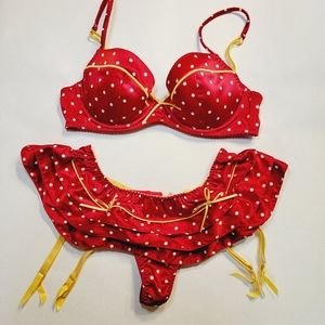 Victoria's Secret Sexy Little Things Polka Dot Set